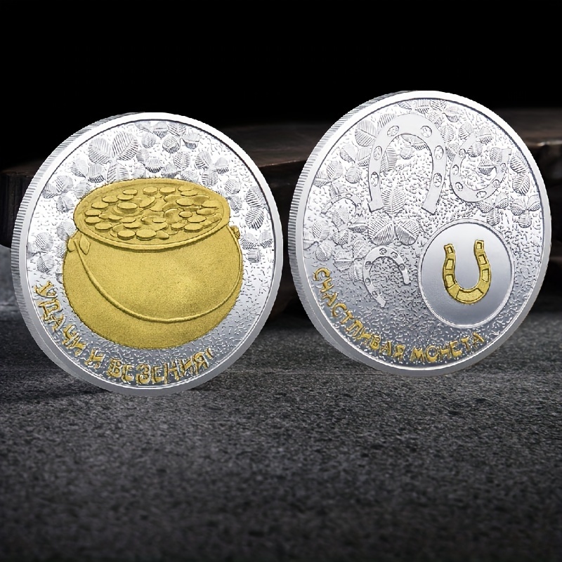 Treasure Trove Of Dual Color Commemorative Coin Collection - Temu