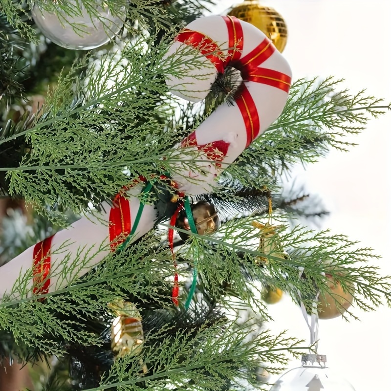 24pcs Home DIY Artificial Pine Wreath Branches Christmas Decor Fake Pine  Wreath