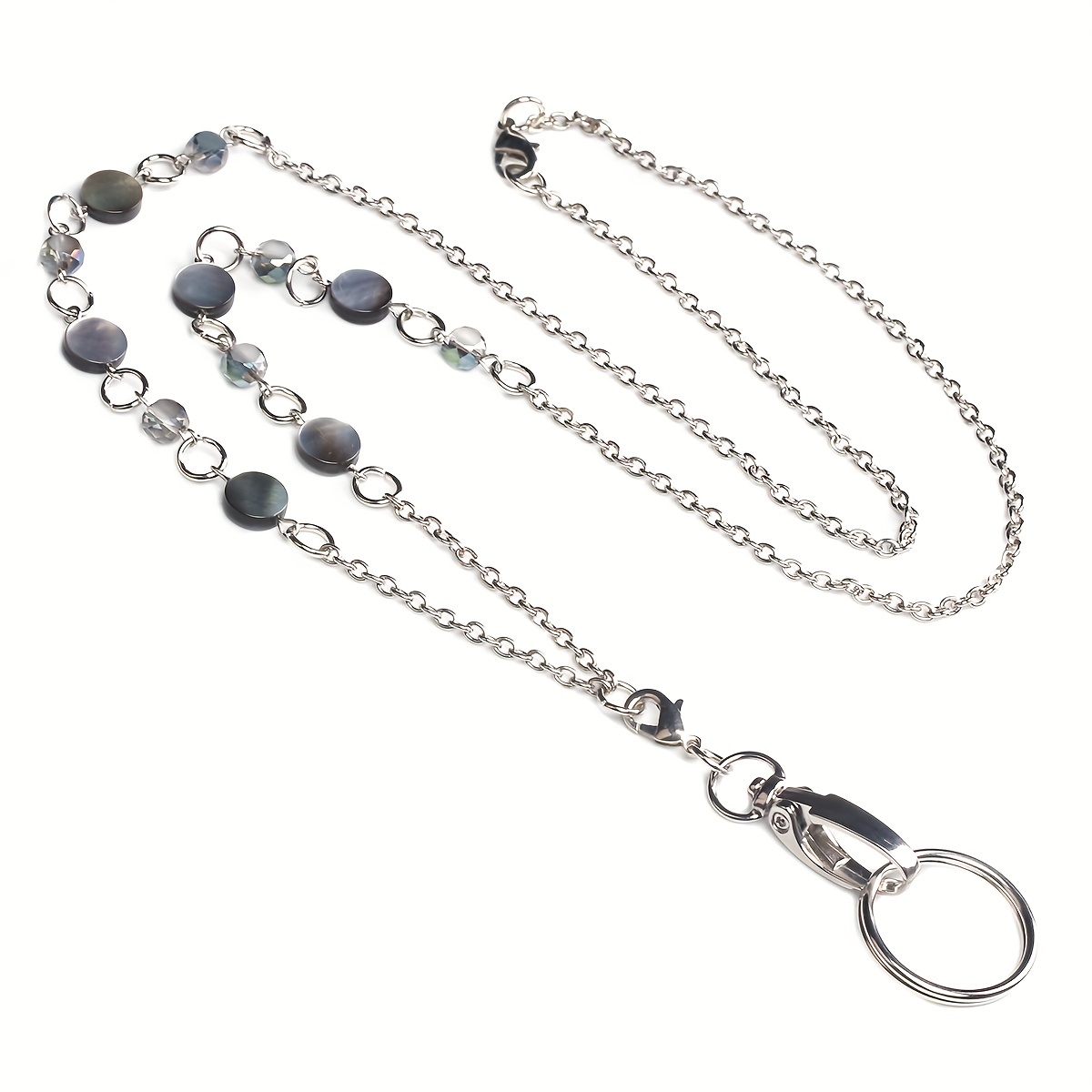 Beautiful Id Necklaces Id Balled Beads Lanyards Keys Id - Temu Canada