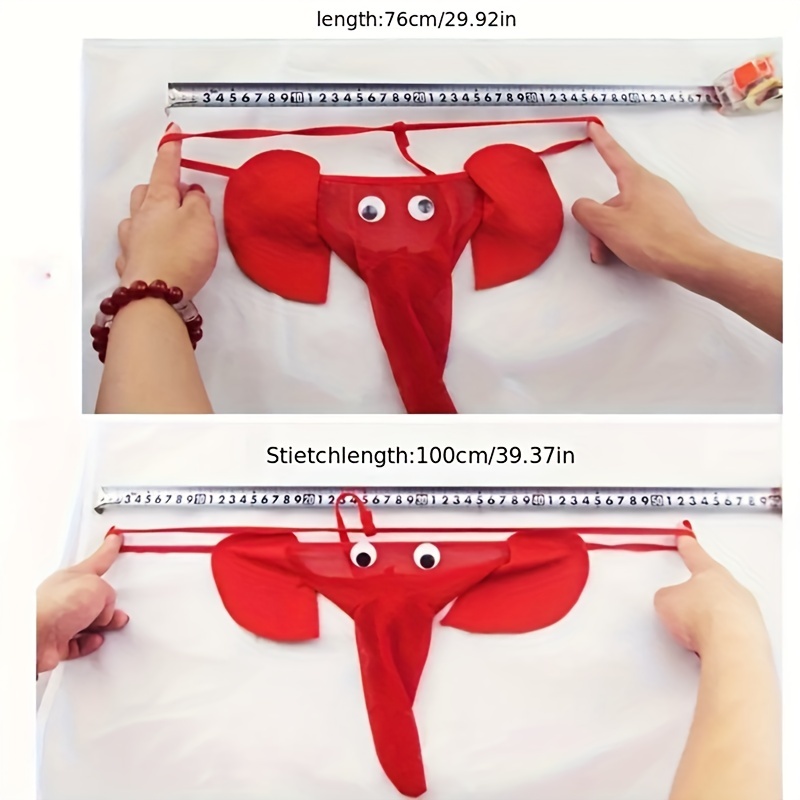 Cadeau humoristique pour homme avec string éléphant R/SEXG023