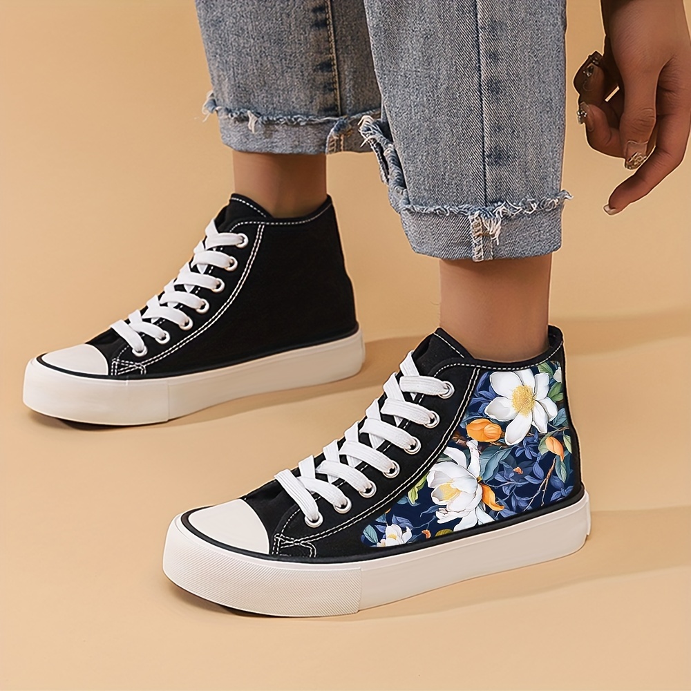 Women's Shoes 4 Woman Fabric Sneakers High