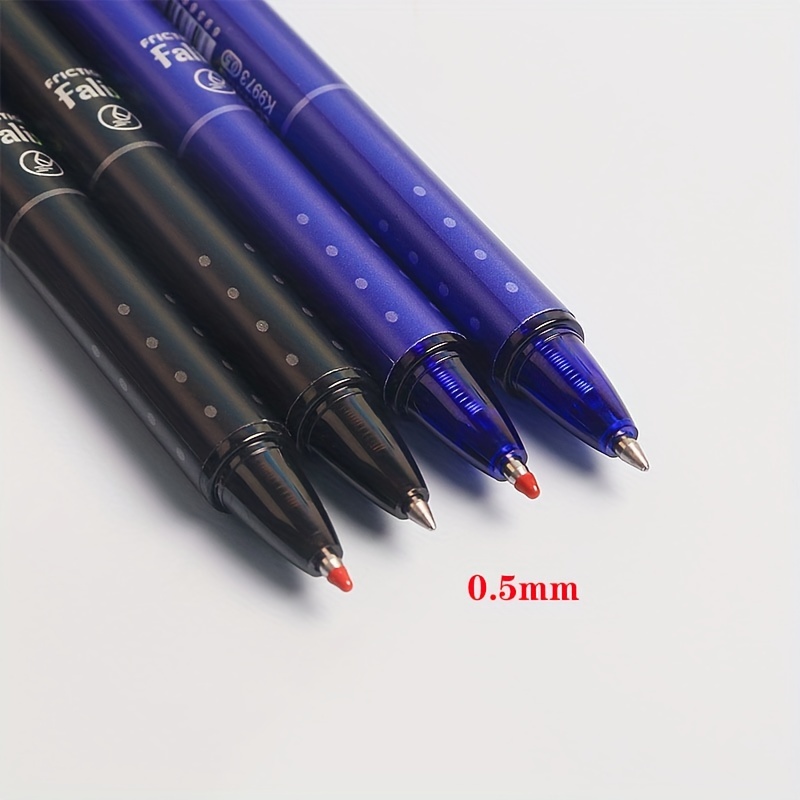 Heat Erasable Gel Pen Blue Black Simple Friction Erasable - Temu