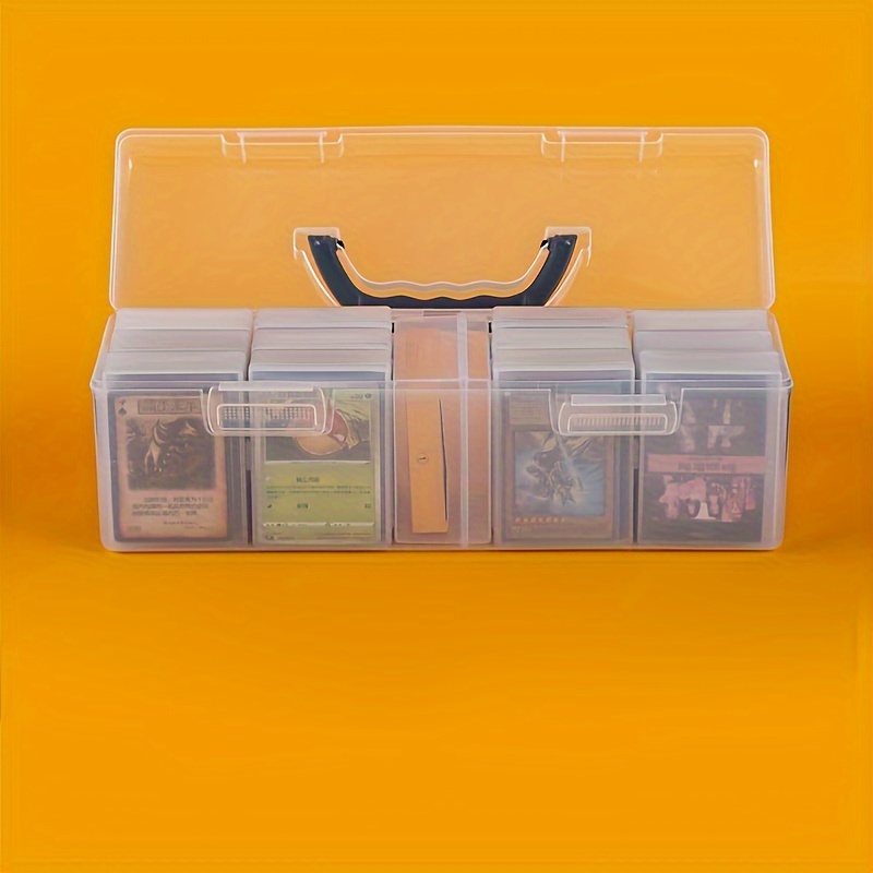 New Transparent Plastic Boxes Playing Cards Container Pp - Temu