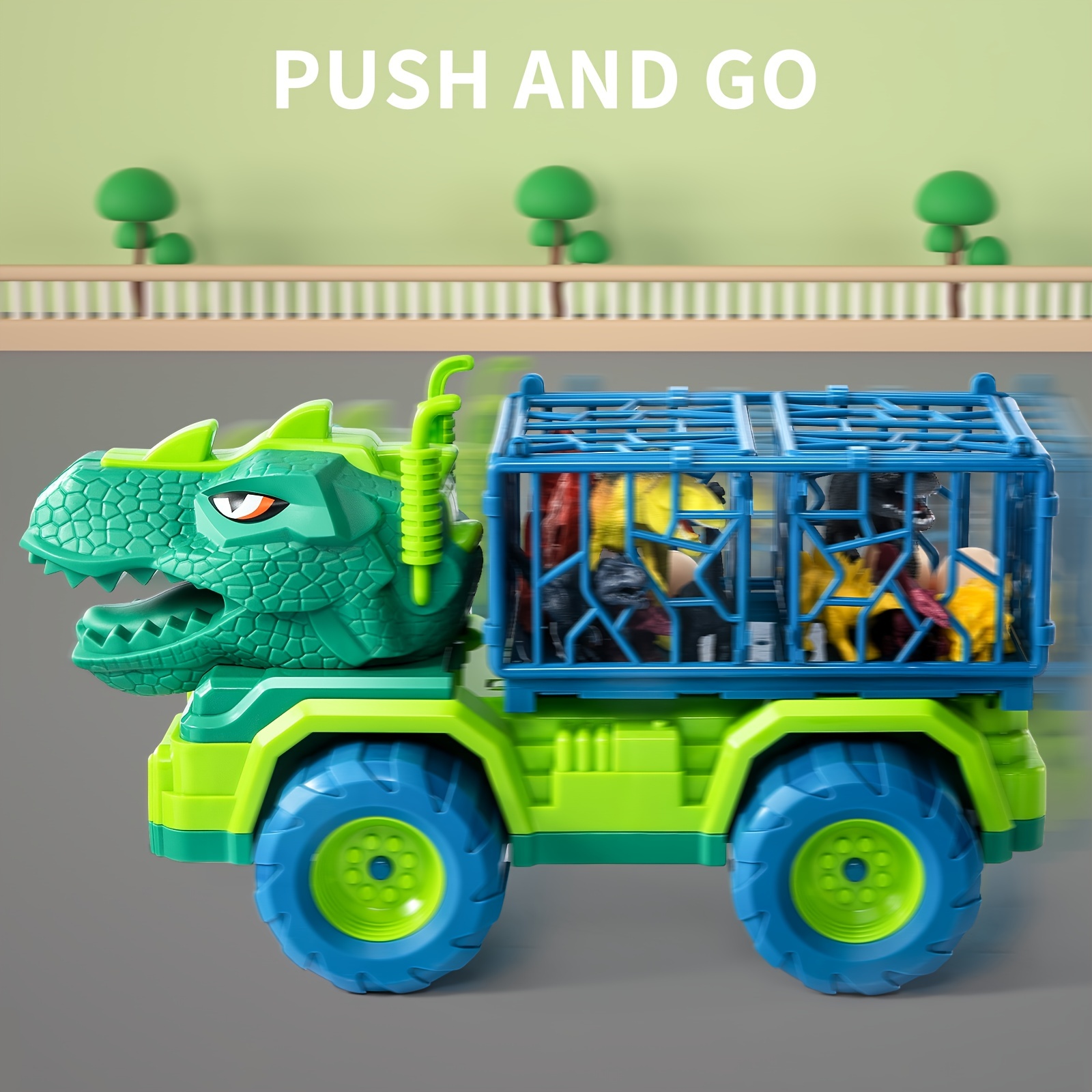 Jurassic Adventure Awaits! 8 Dino Figures Truck Eggs Play - Temu