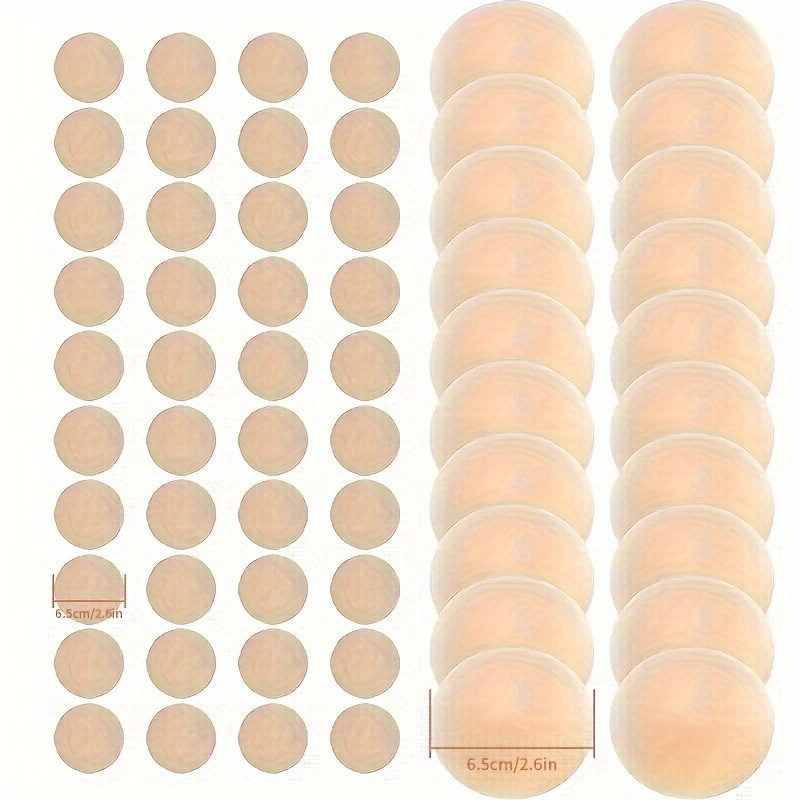 Silicone Nipple Covers Breast Petals 4 Pairs Reusable Pasties Adhesive Bra  - One Size Fits All - Round and Flower Shape (Beige) : : Clothing,  Shoes & Accessories