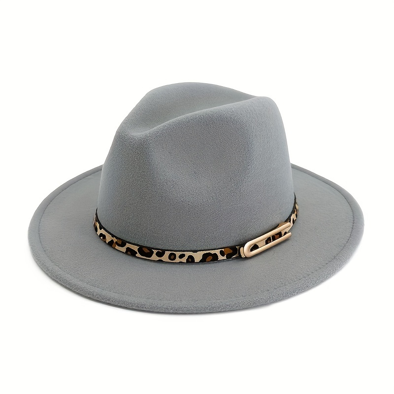 Belt Decor Fedora Hat