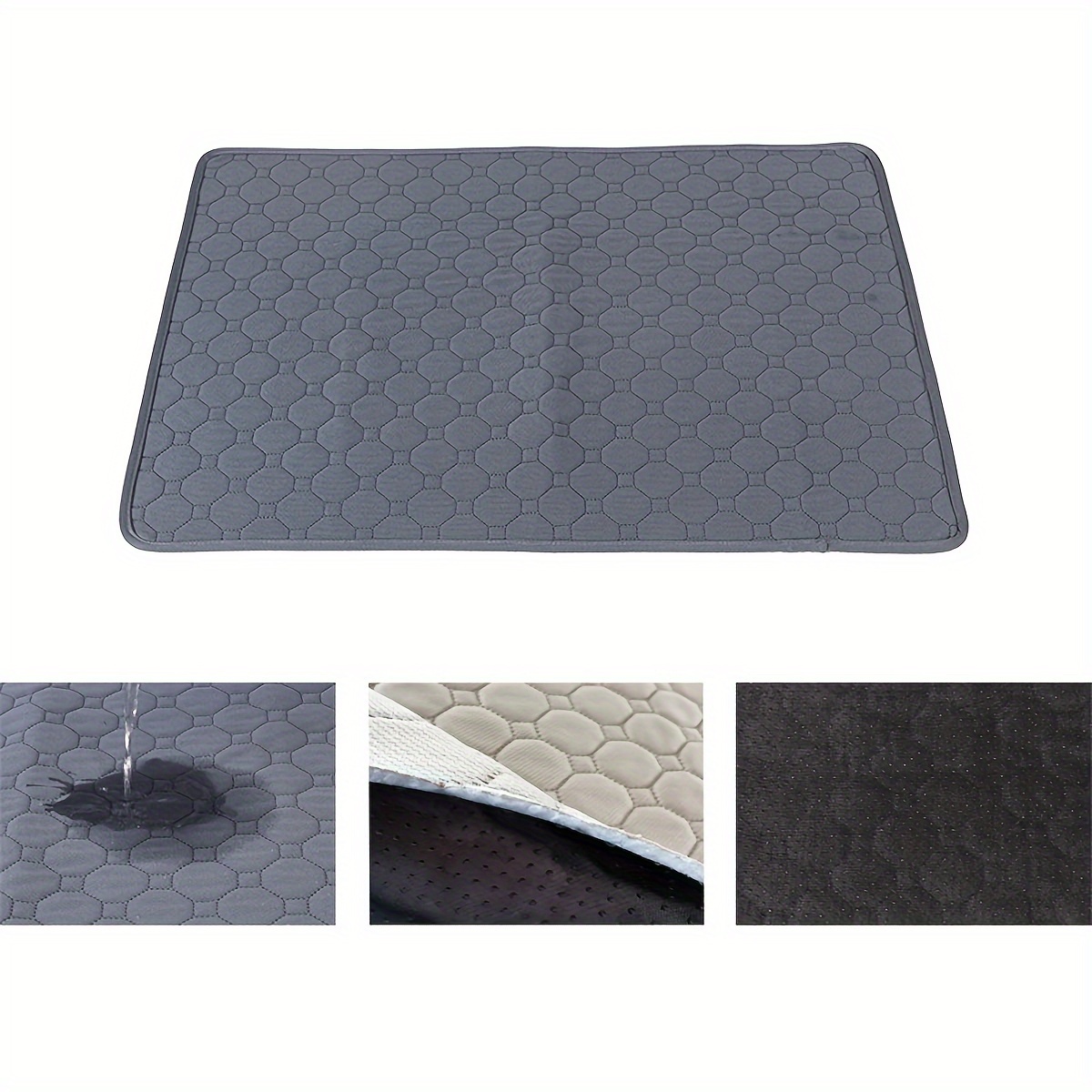 Tapis Educateur pour Chiot Lavable et Réutilisable Super Absorbant