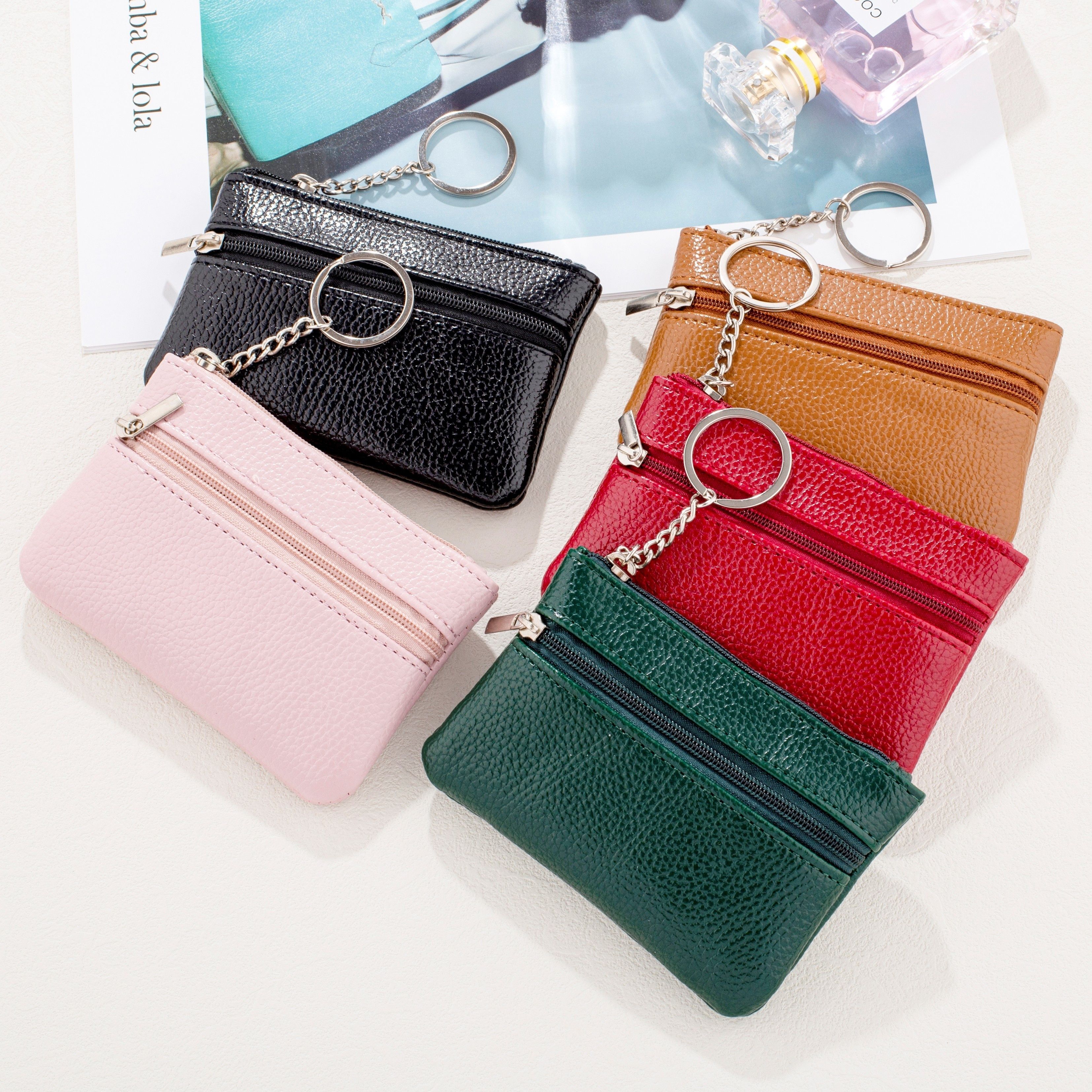 New Plaid Women Wallets Lock Hasp Purse Medium Style Wallet Latest Design Ladies  Credit Card Holder Coin Purse - AliExpress