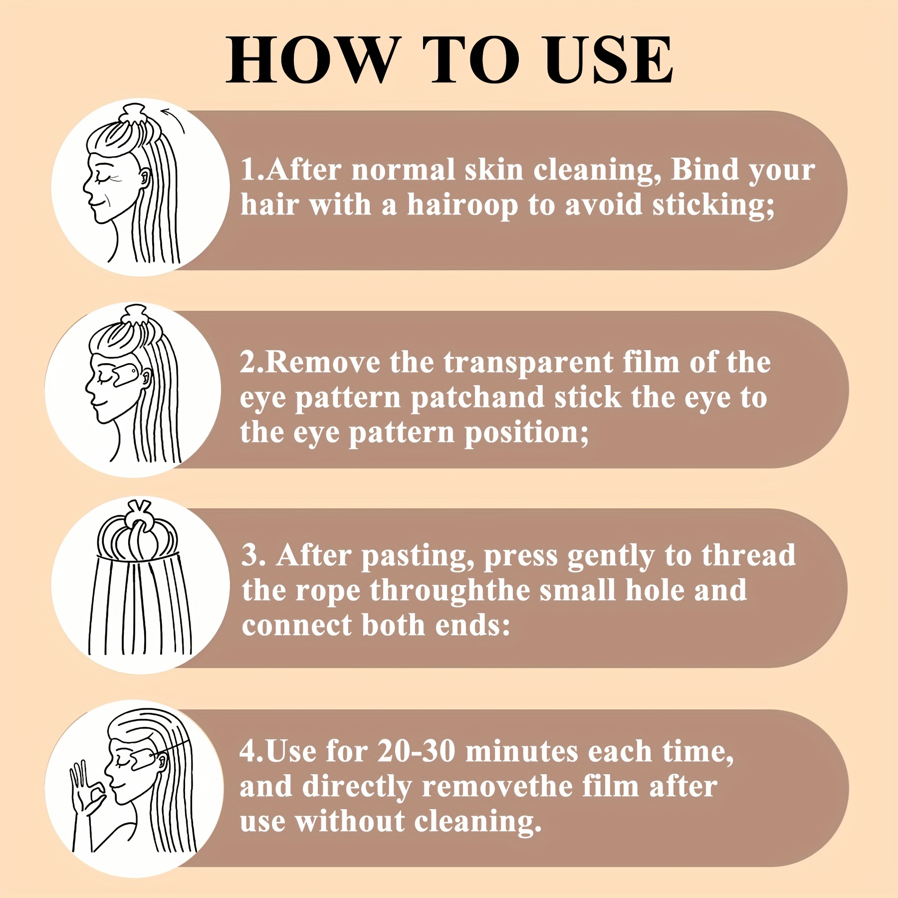 Invisible V Line Facelift Tape for Neck and Eyes