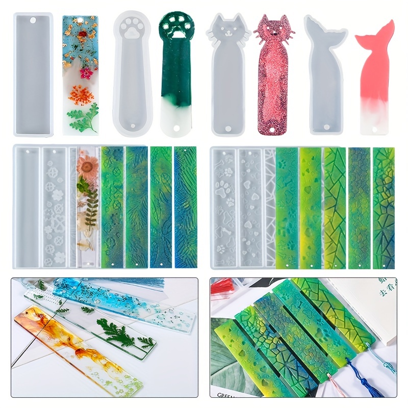 DIY Resin Bookmark Molds Large Leaves Flower Shaped Bookmark Molds for  Epoxy Resin Casting Mold Unique Keychain Mold DIY Crafts - AliExpress