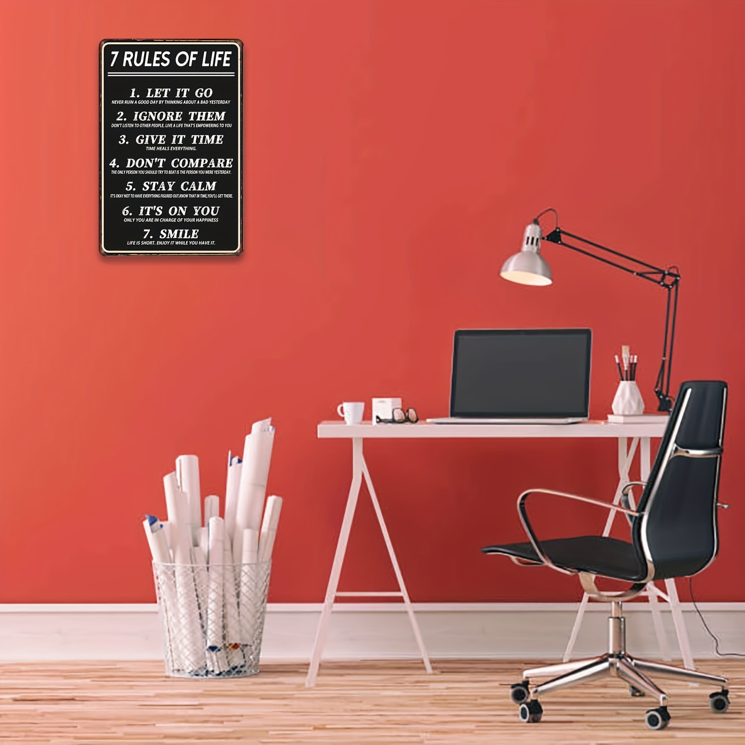 Funny Inspirational Posters Metal Tin Signs ; Motivational Wall Deco,Home Office