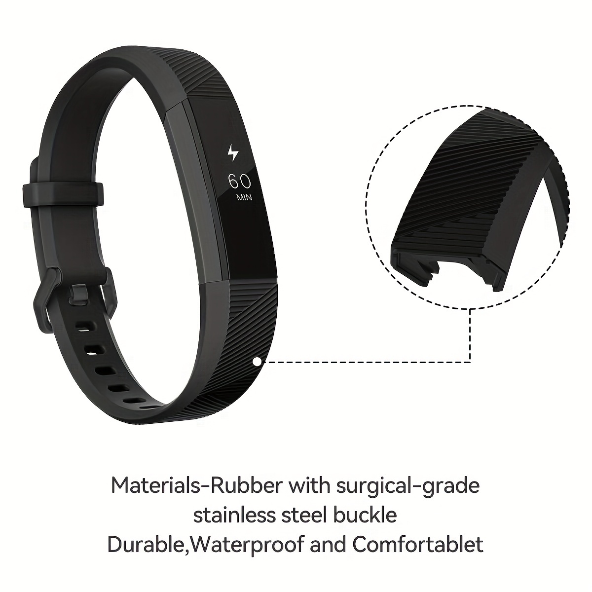 Bracelet Rechange Fitbit Alta Alta Hr Classique En Silicone Temu