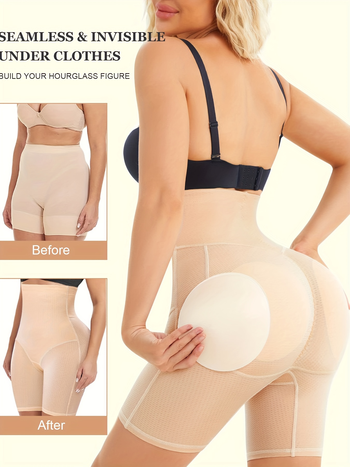 Shapewear for Women Tummy Control Underwear Body Shaper Women Under Dress  High Waist Cincher Butt Lifting Panties Panty
