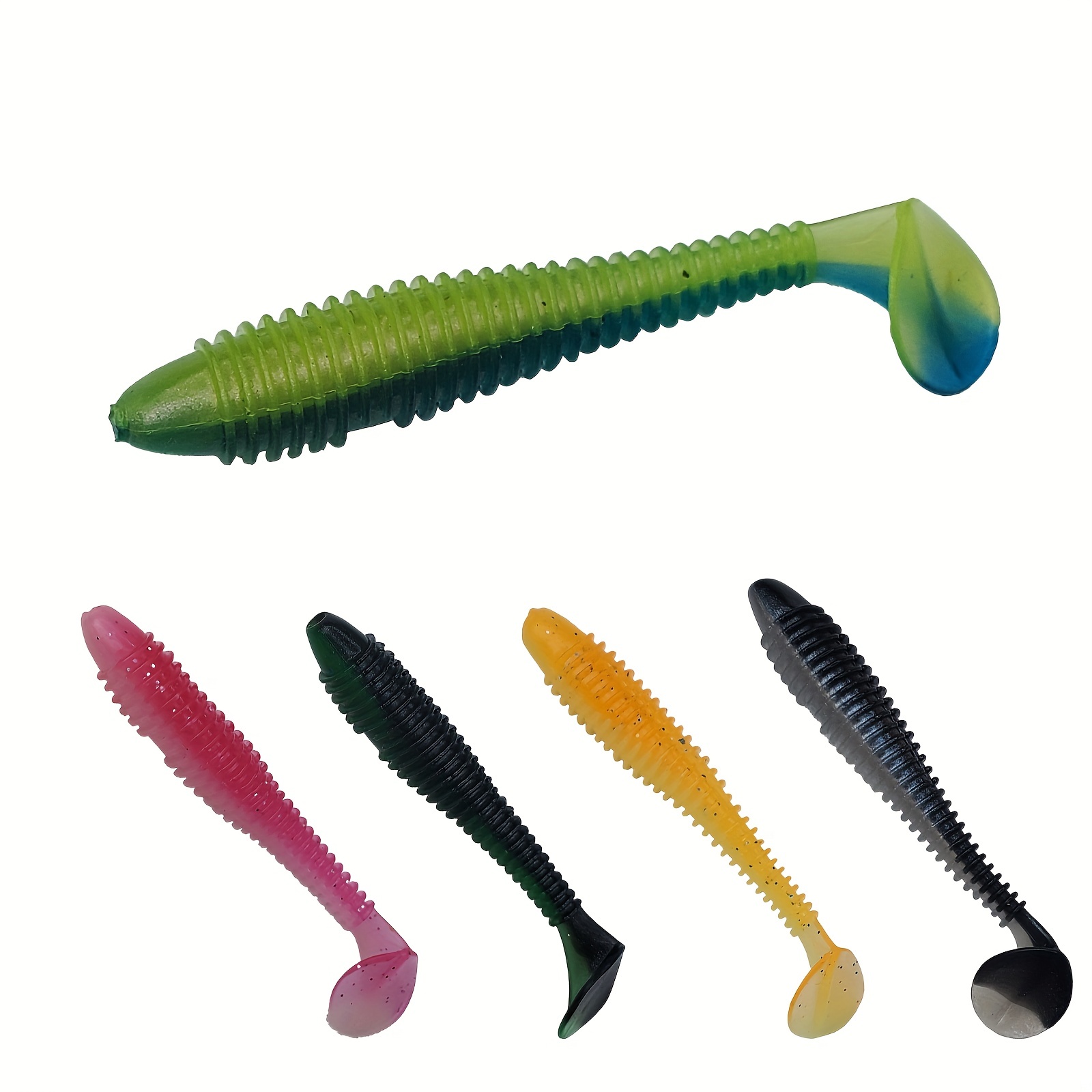 B U 4.13in Worm Soft Lure Catch More Bass with Silicone Baits - Temu