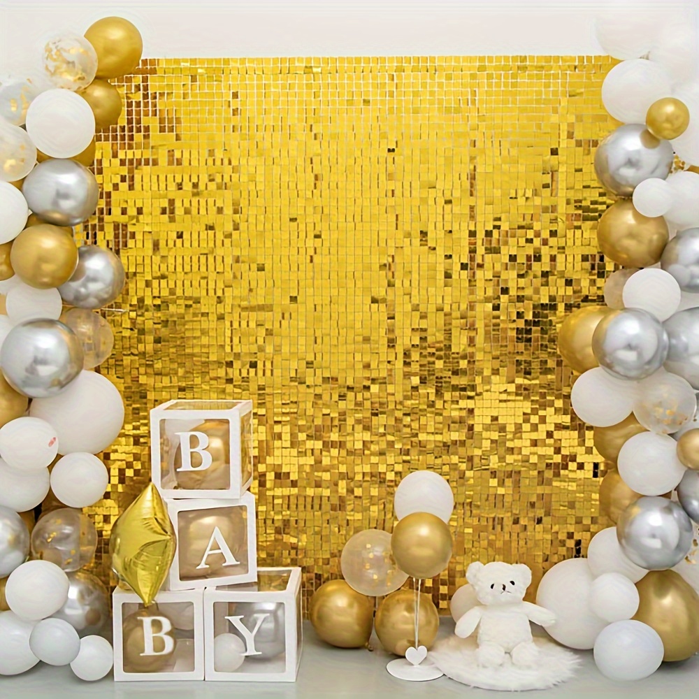 Shimmer Wall Backdrop Panels Pc Sequin Backdrop Shimmer Wall - Temu