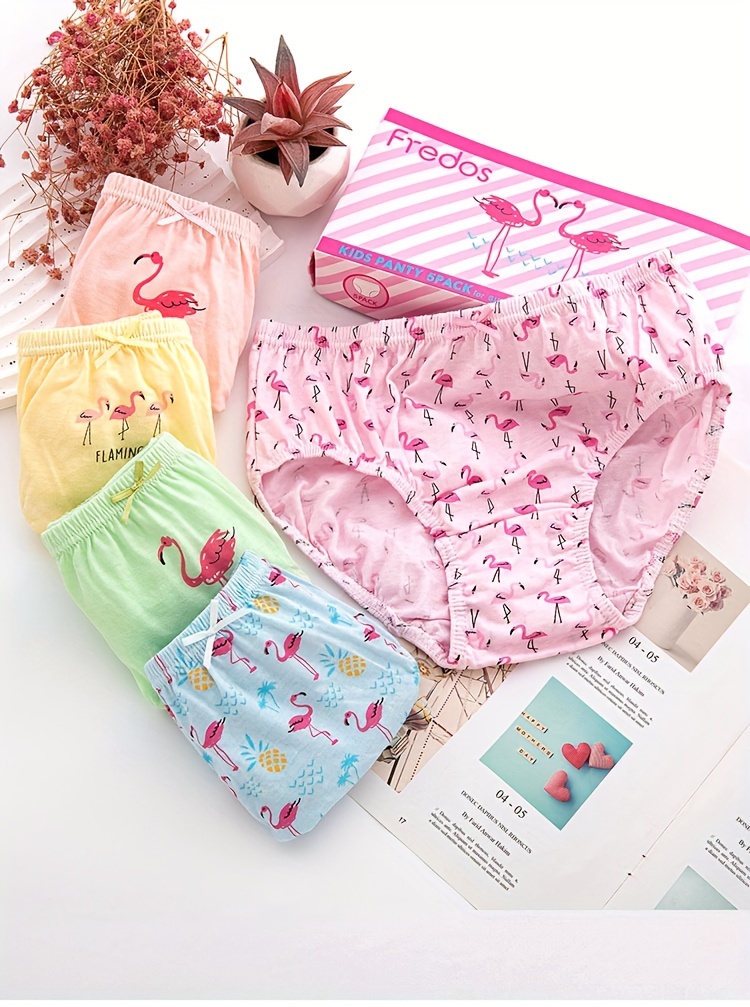Girls Underwear 100% Cotton Underwear for Girls Breathable Toddler