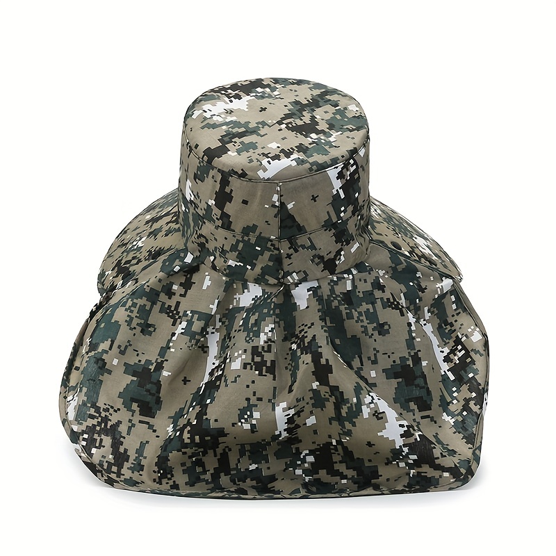 Mens Fashion Outdoor Sunshade Hat With Shawl Face Mask Fisherman Hat Extra  Thin Removable, Don't Miss These Great Deals