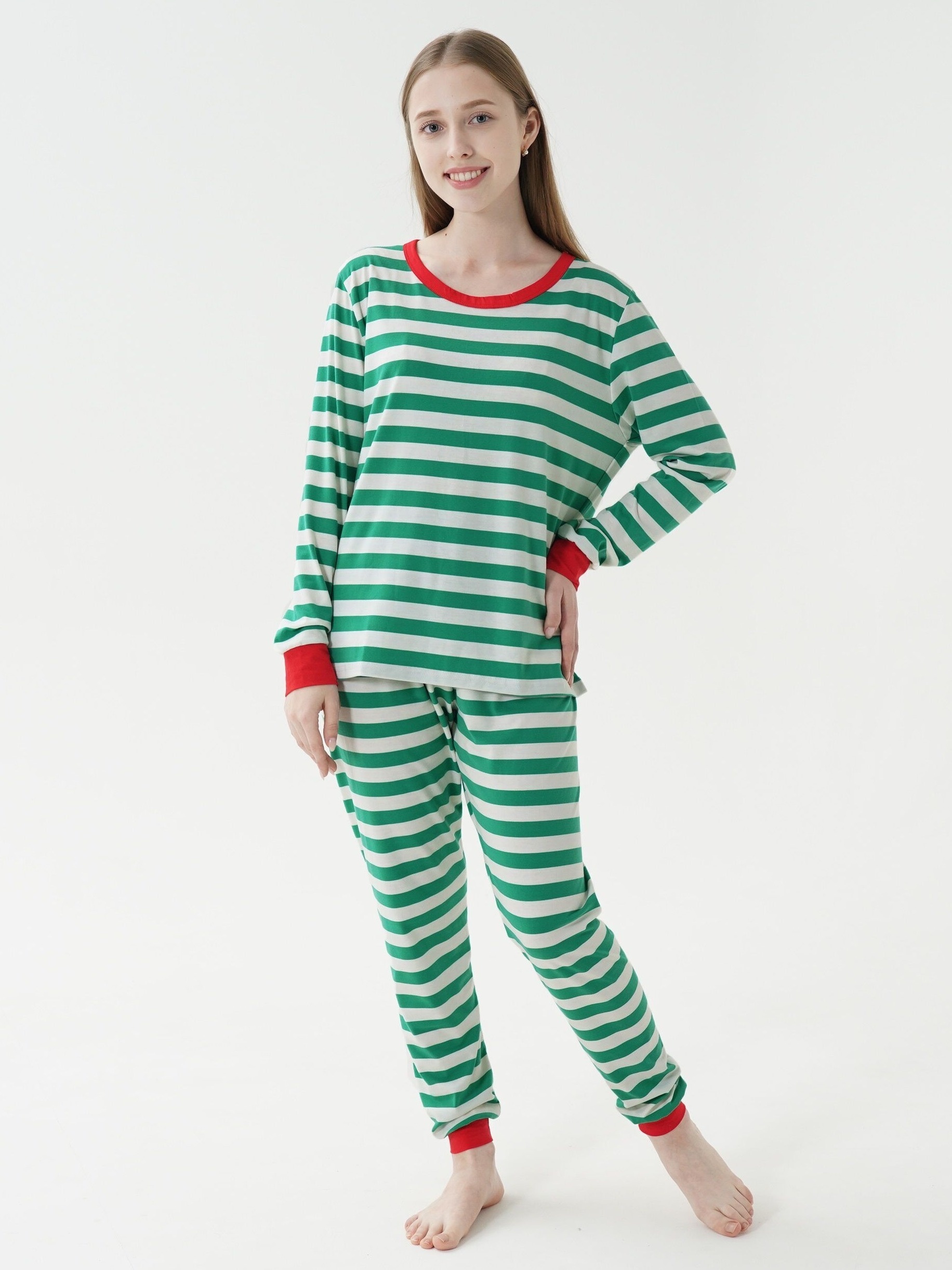 Striped Pajama Set - Temu Canada