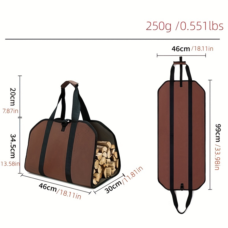 Sac De Rangement Étanche Pour Bois De Chauffage 1 Pièce Le - Temu