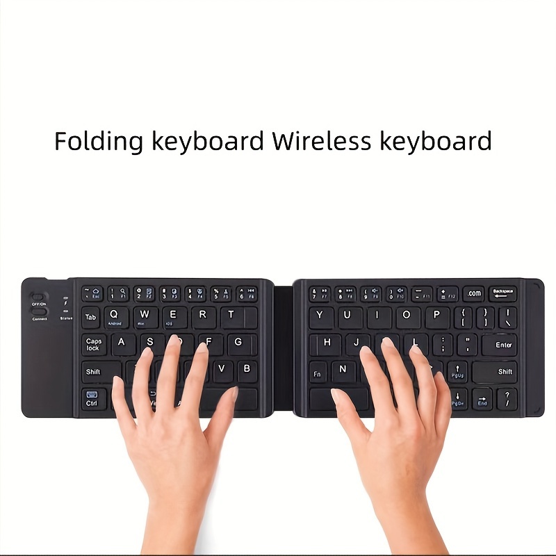 Acquista Tastiera Bluetooth pieghevole multi-dispositivo con touchpad  Tastiera wireless di ricarica portatile con custodia pieghevole per tablet  Ipad