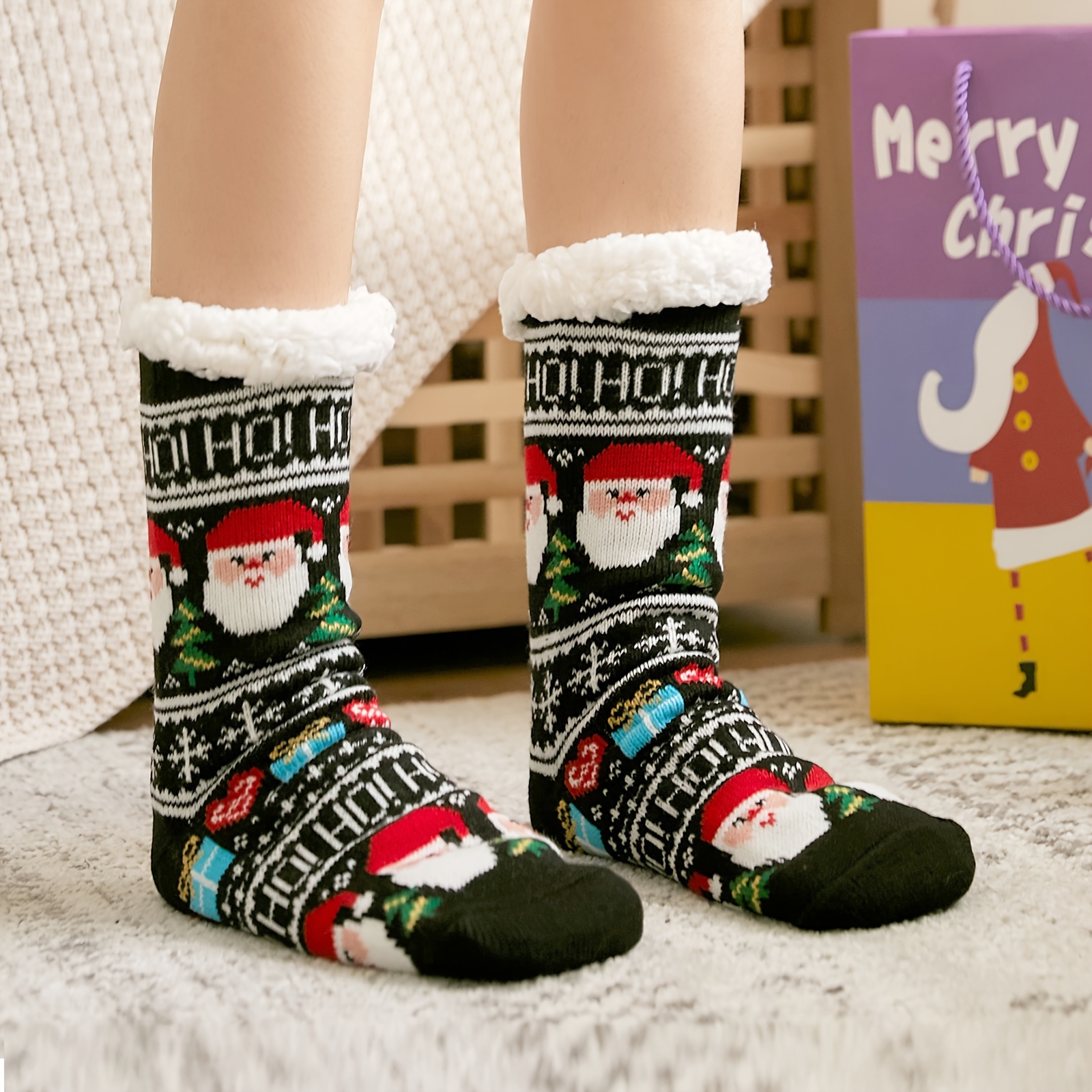 Christmas Fuzzy Socks - 3 Styles