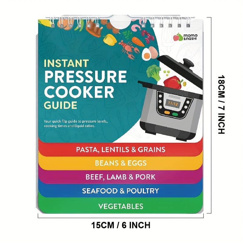 Magnetic Cheat Sheet: 45 Instant Pot Cooking Times & Prep Functions -  Perfect Kitchen Accessory! - Temu