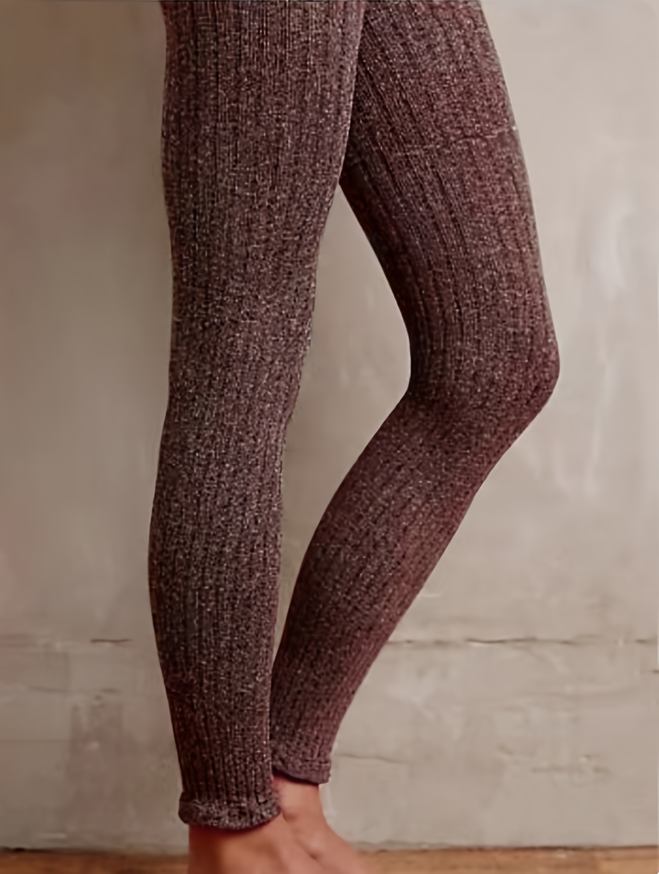 Geo Print Skinny Leggings Elegant High Waist Split Leggings - Temu Mexico