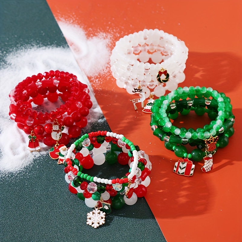 Christmas Series Snowflake Pendants Diy Alloy Enamel - Temu