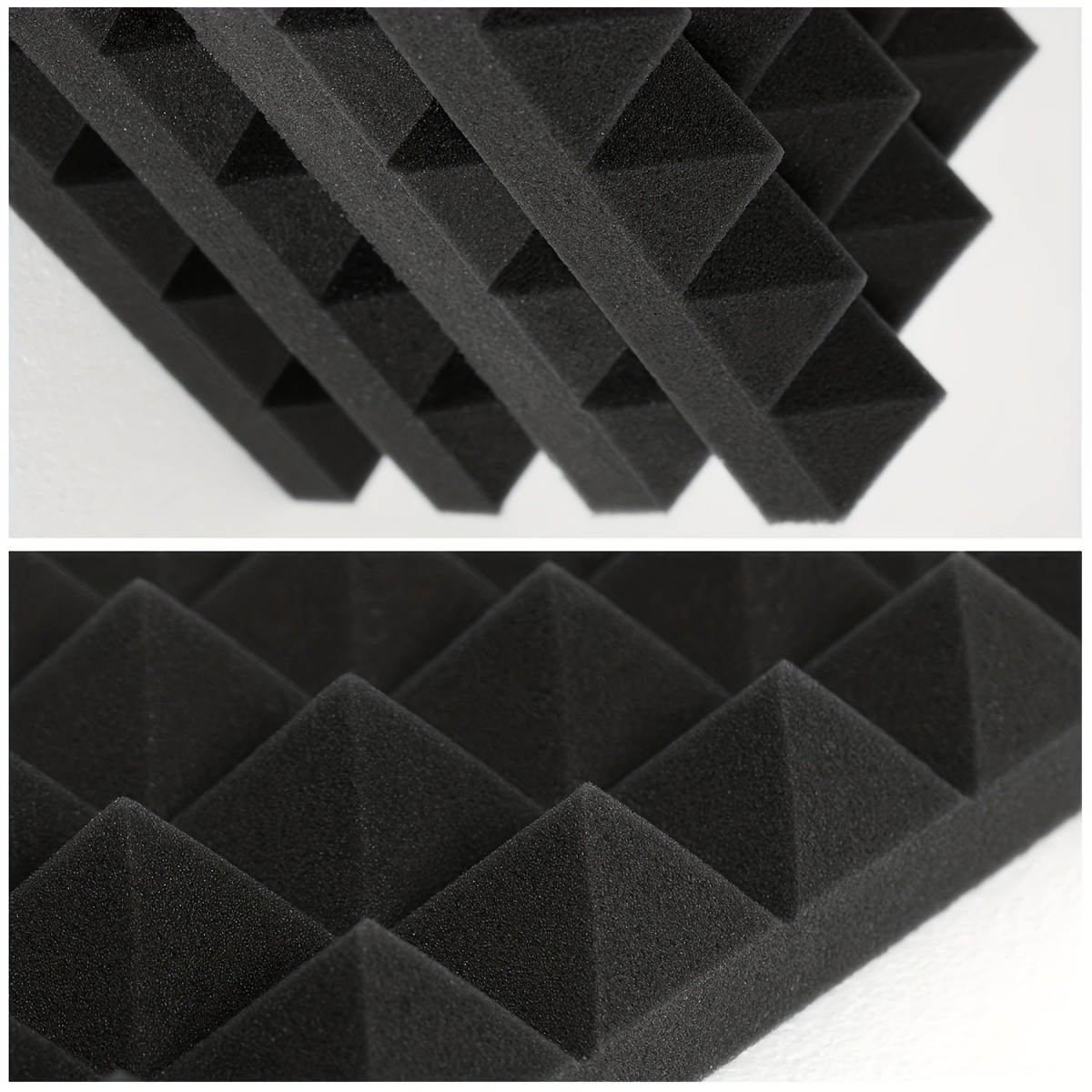 Self Adhesive/no Adhesive Acoustic Foam Panels Pyramid - Temu