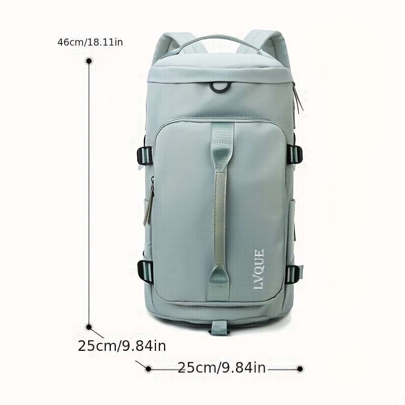 Purple Backpack Multifunctional Travel Bag Big Capactiy Backpack Shoulder  Bags for Women with Independent Shoes Pocket