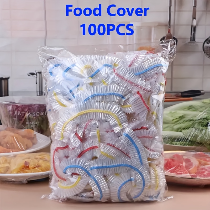 100pcs Reusable Elastic Food Bowl Protective Covers, Stretchable Food  Cover, Suitable For Different Sizes 2.0-9.5 inch Bowls And Plates for  commercial