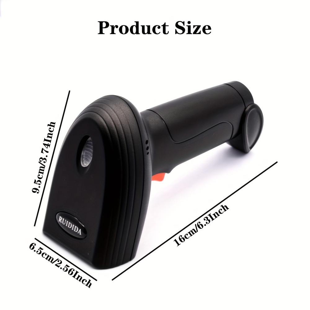 IMHORESE Lettore Codice a Barre Bluetooth 1D 2D Pistola QR Code Scanner  Wireless Spara Codici PDF417