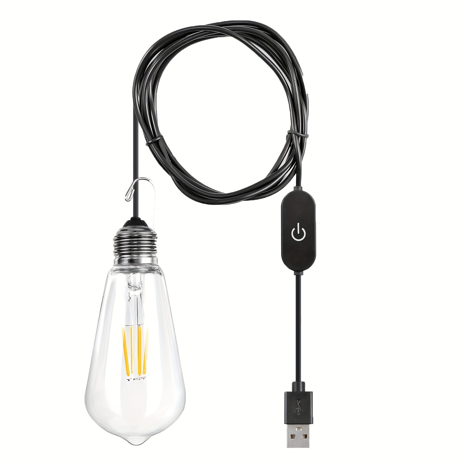 Bombilla de luz LED Portátil de Camping Lámpara Colgante 5W USB