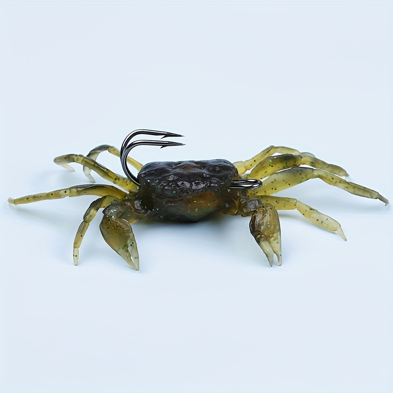 Crankbaits Hook Tackle Bionics Soft Crabs Fishing Bait Worm - Temu Canada
