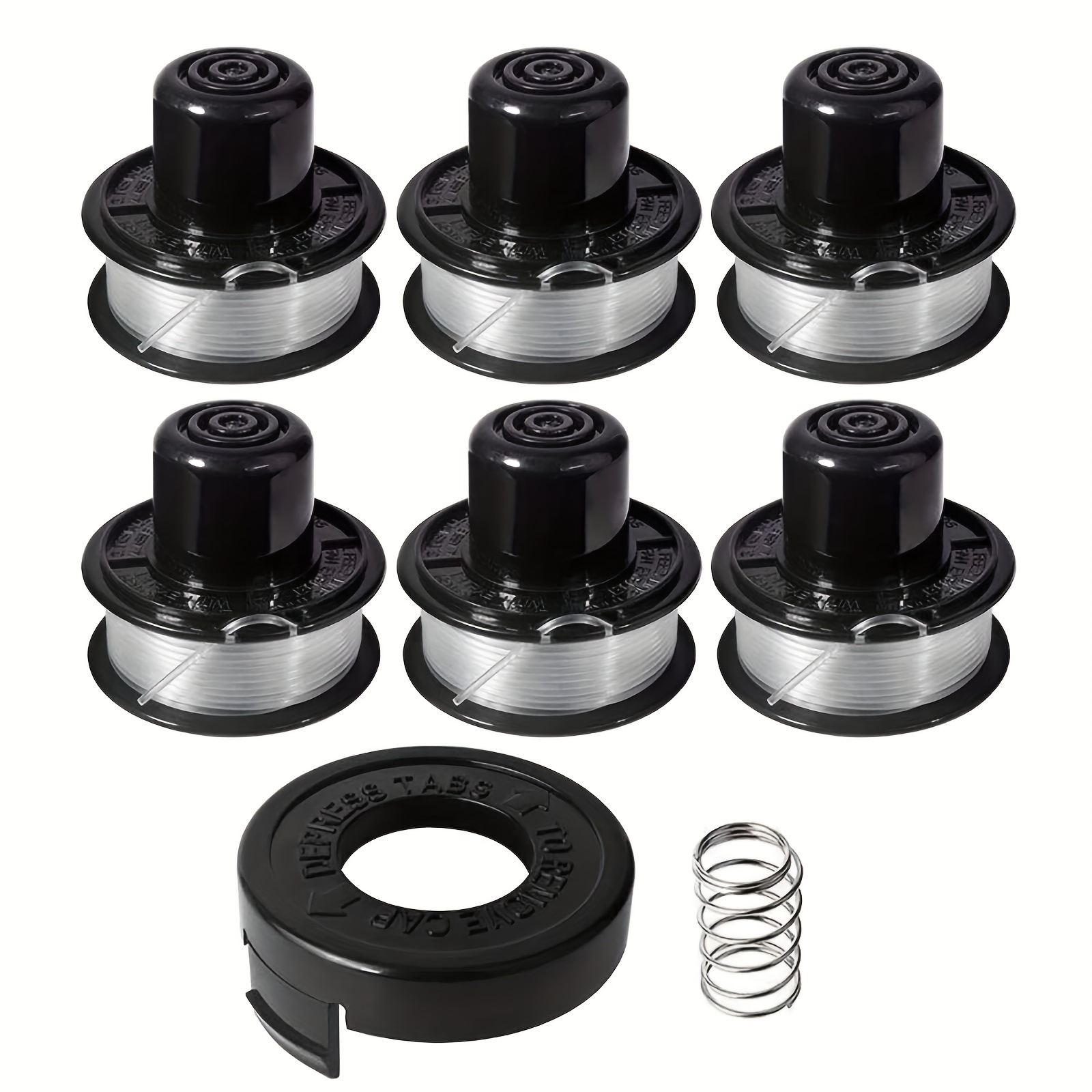  Trimmer Spools for Black and Decker RS-136 Weed Eater