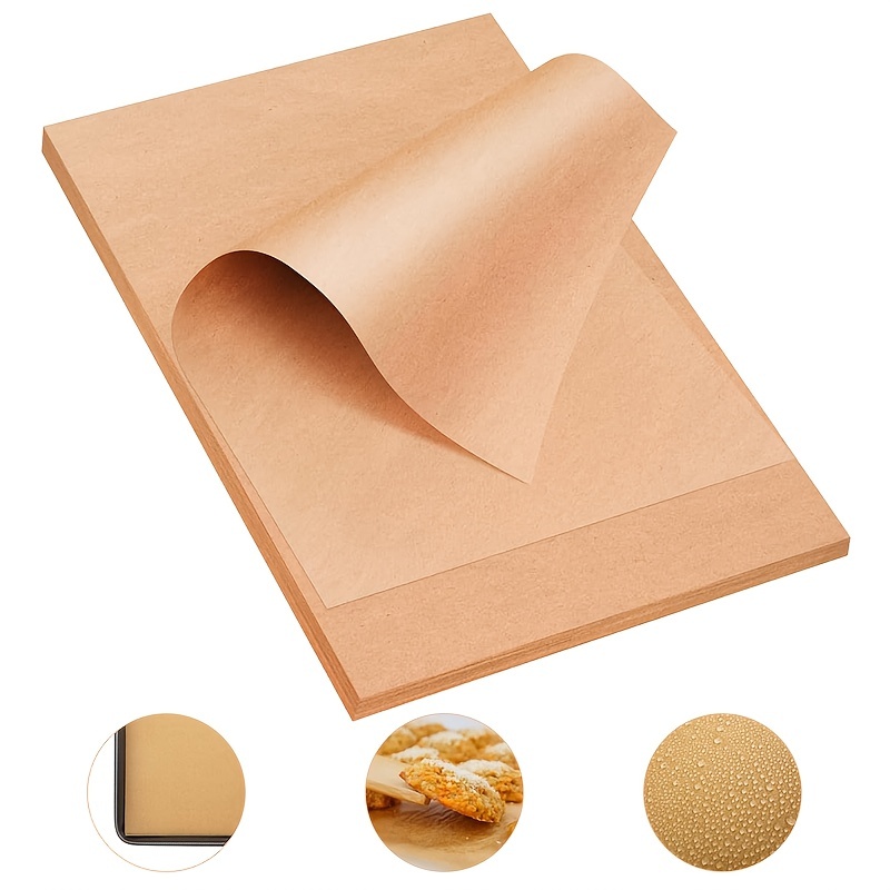 Square Parchment Paper, Bulk Brown Unbleached Liners For Baking, Cookie,  Hamburger Pie Press Matting, Kitchen Baking Paper, Baking Pan Matting, Cake  Making Wrappers - Temu