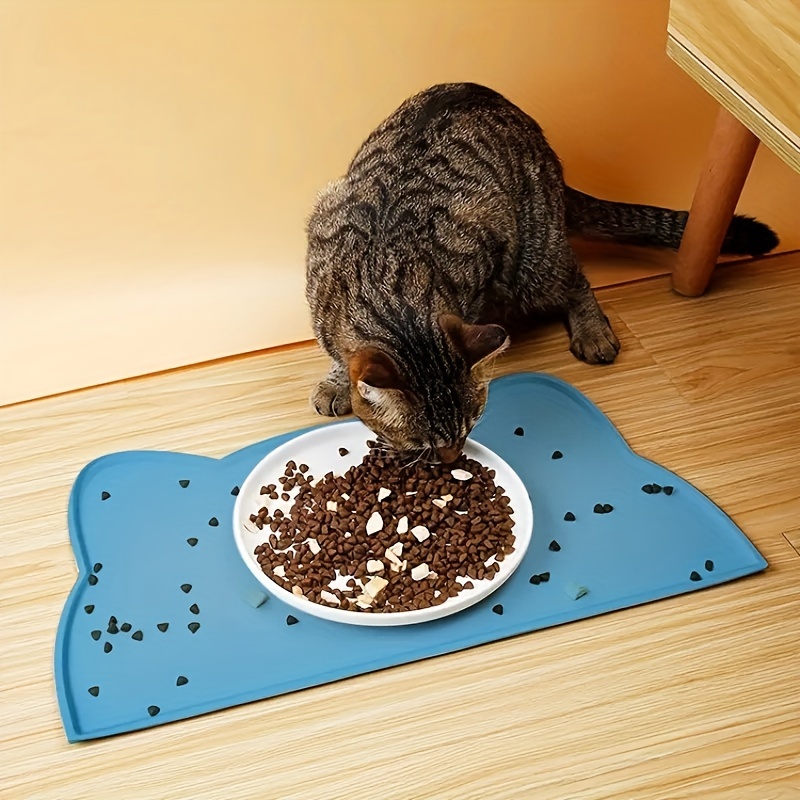 Non slip Waterproof Pet Food Mat Easy To Clean Absorbent - Temu