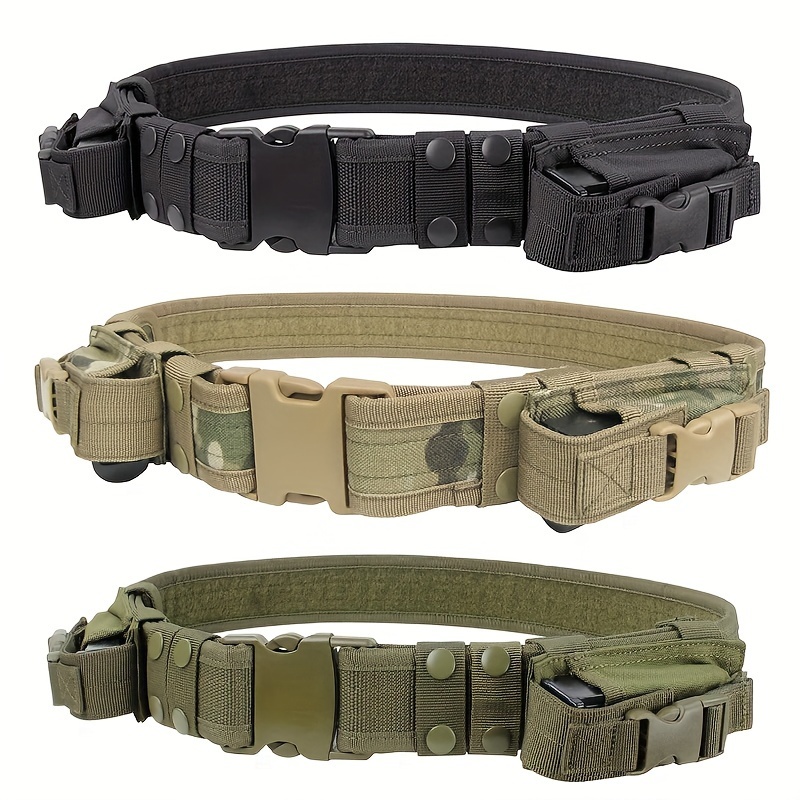 Conjunto de cinturón táctico de batalla para Airsoft, Molle