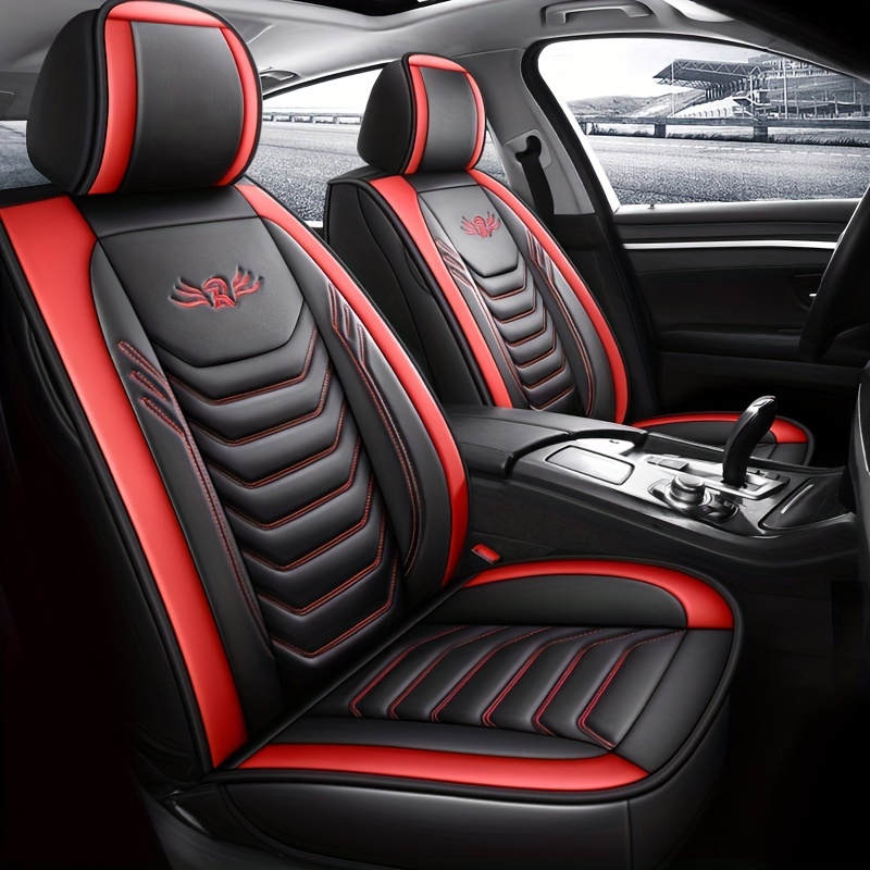 Universal Car Seat Cover Pu Leather Seat Cushion Car Seat - Temu
