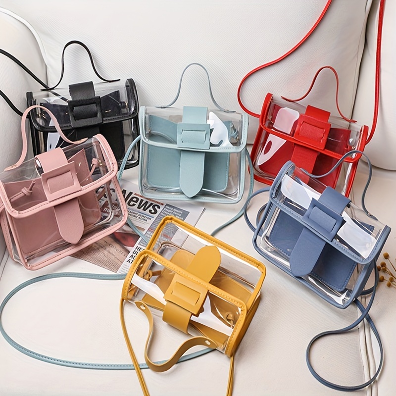 Clear Acrylic Box Handbags Mini Chain Crossbody Bag Square Jelly Evening  Purse For Women 4 53 4 53 5 51inch - Bags & Luggage - Temu Ireland