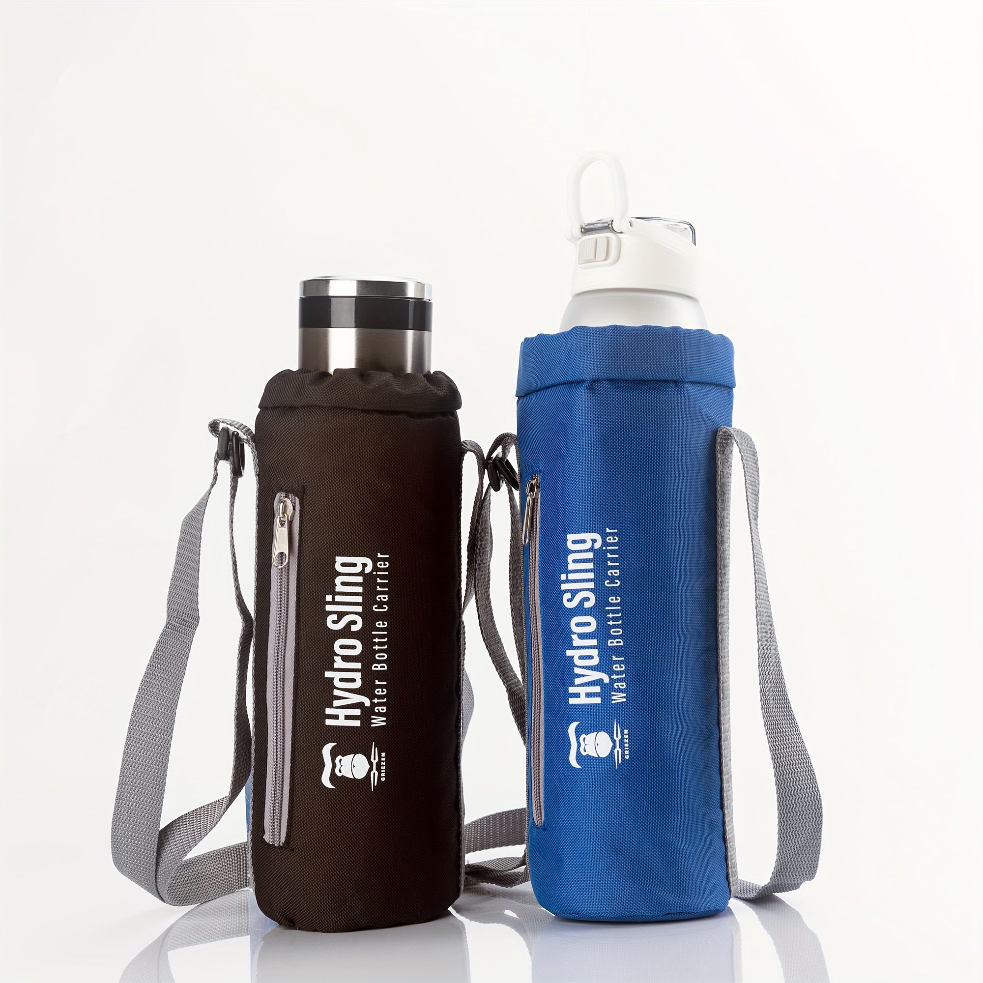 Water Bottle Bag For Tumbler With Handle, Cup Accessories With Adjustable  Shoulder Strap For Travel Hiking - Temu