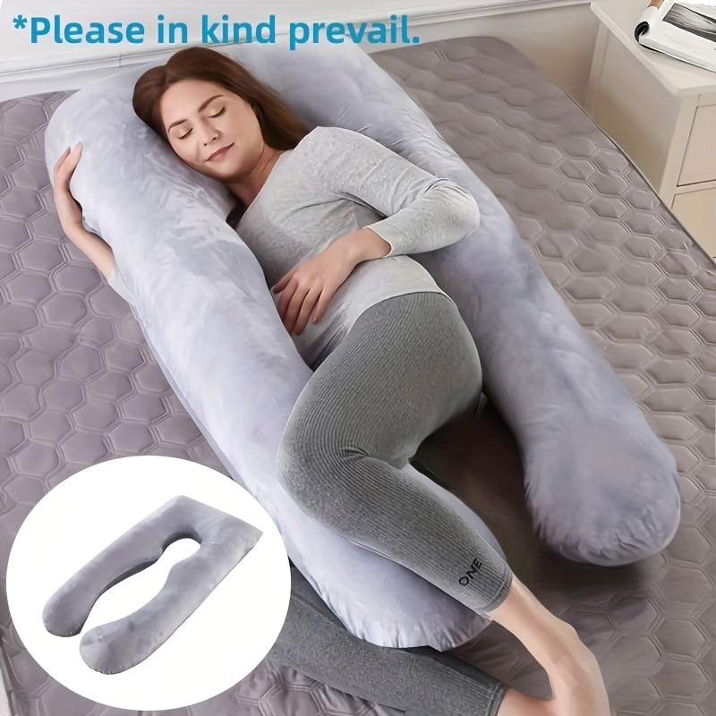 Pregnancy Pillows For Sleeping, U Shaped Full Body Maternity Pillow With  Removable Cover - Support For Back, Legs, Belly, Hips For Pregnant Women -  Temu