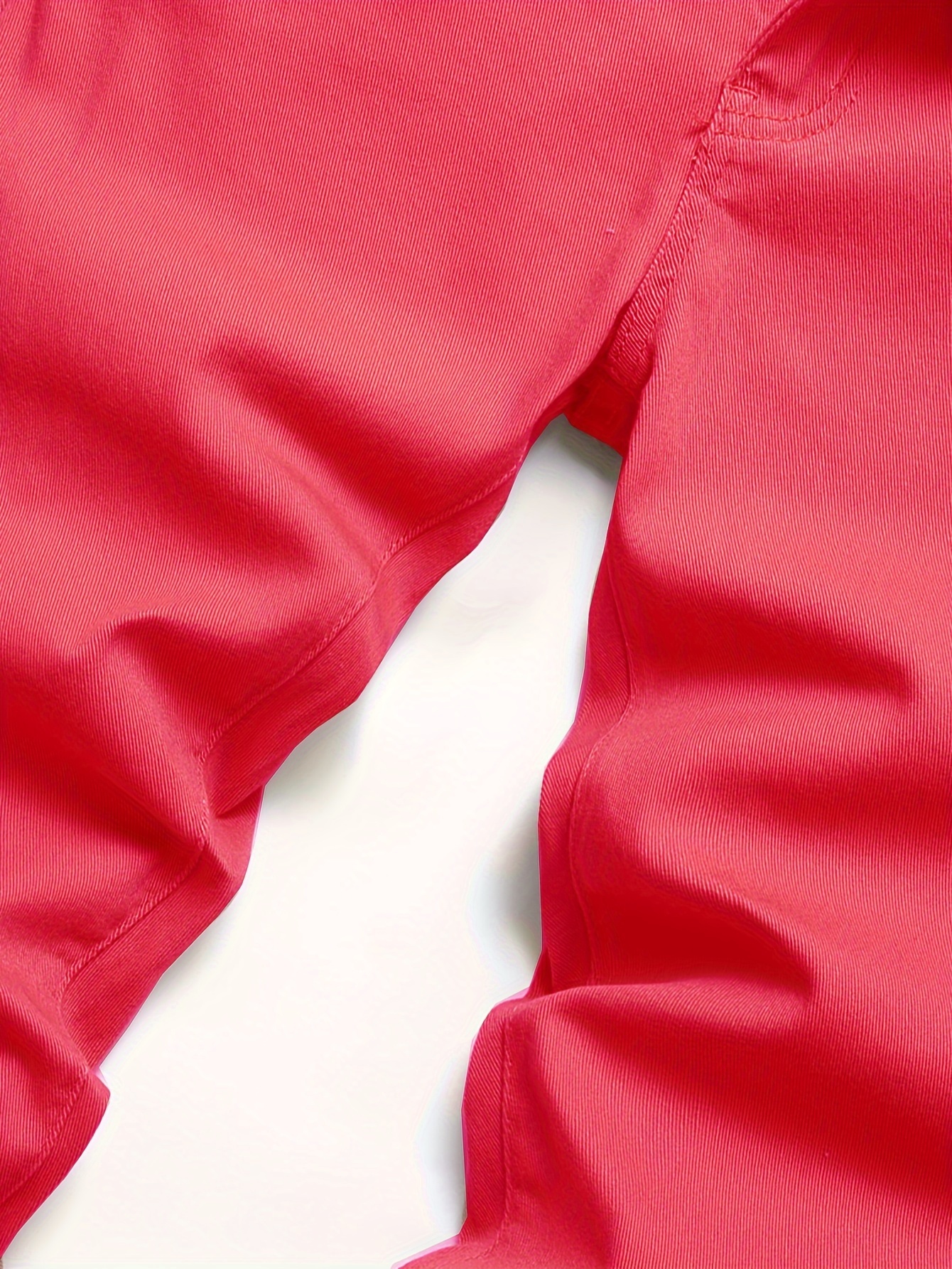 Pantalones deportivos de mezclilla lisos a la moda para hombre de talla *  pantalones vaqueros informales de gran tamaño con tela ligeramente elá