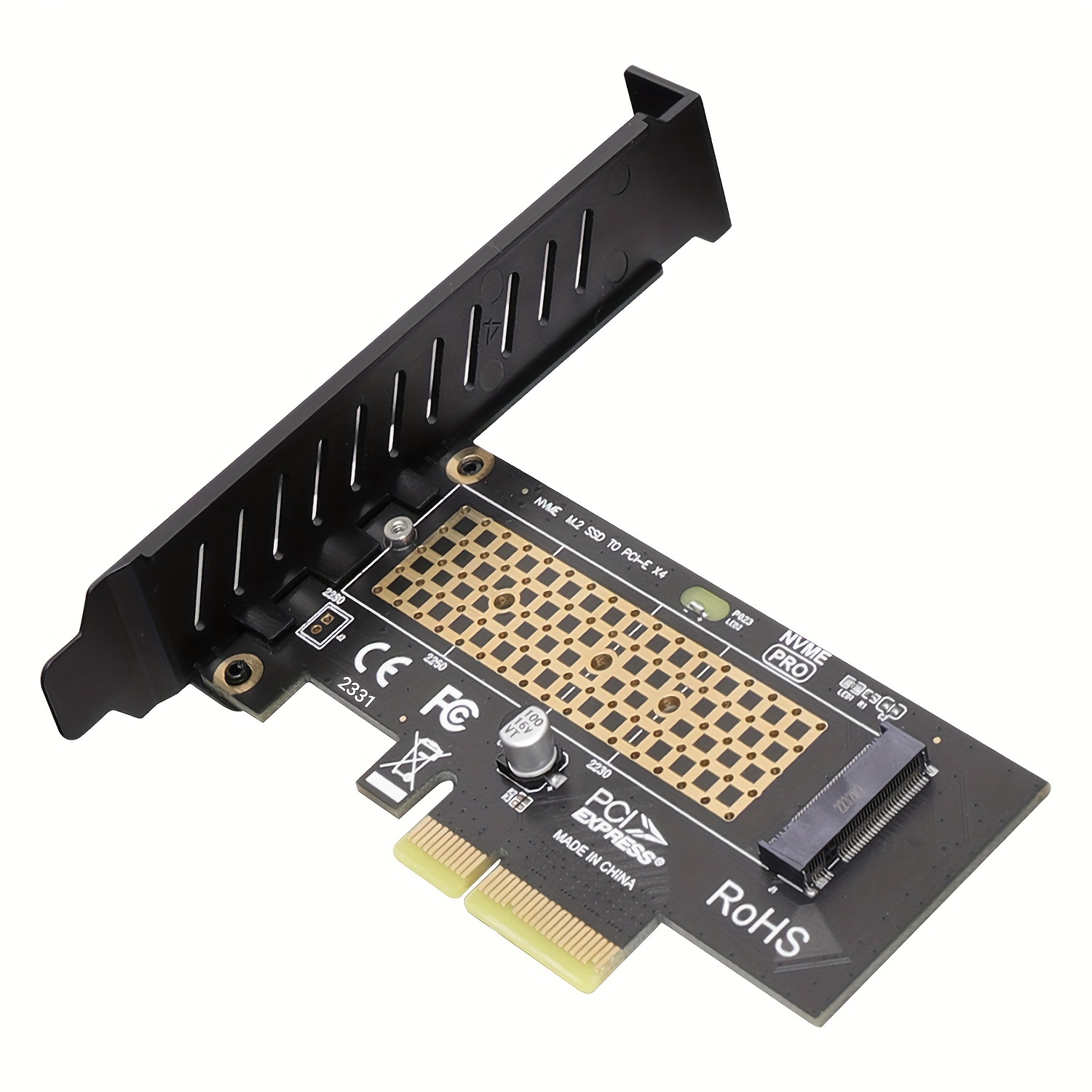 NVME Pro Adapter M.2 NVME Pro SSD To PCIe 4.0 Adapter Card Pcie Video Cards  For PC Sound Card Pci Express M2 Adapter
