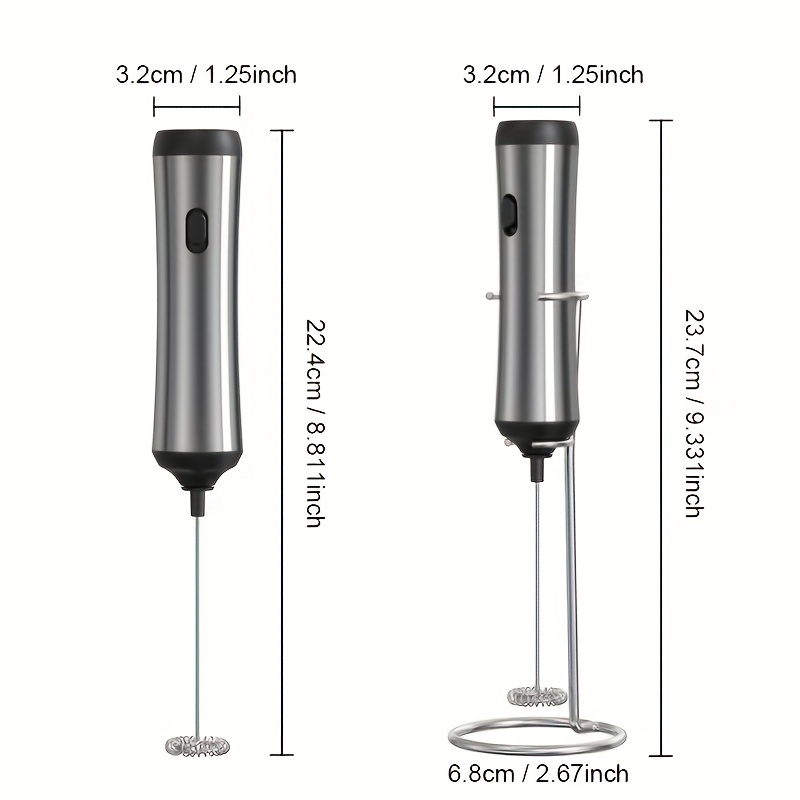 Electric Milk Frother Usb Charging Egg Beater Stainless - Temu