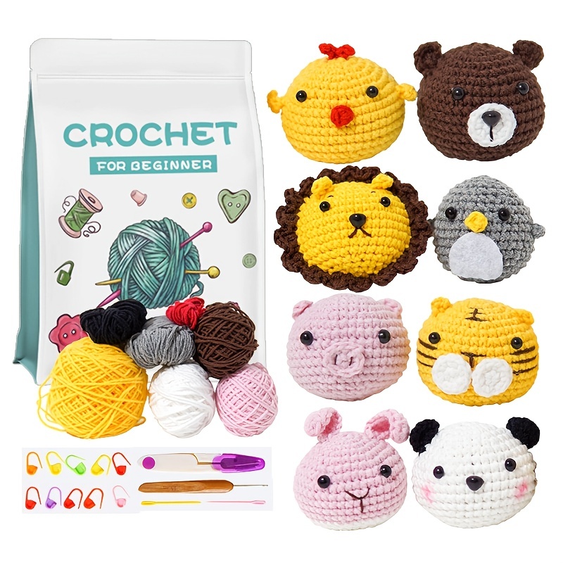 Crochet Material Pack Knitting Handmade Diy Woolen Crochet - Temu