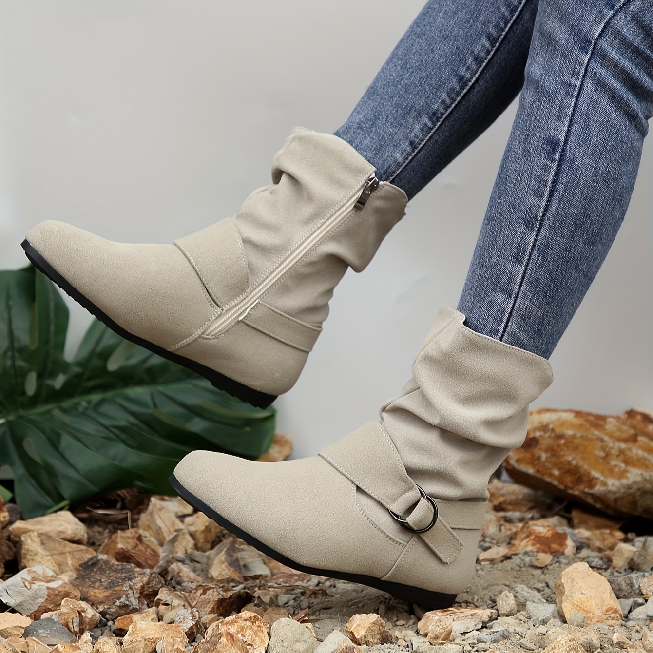 Ladies half calf clearance boots