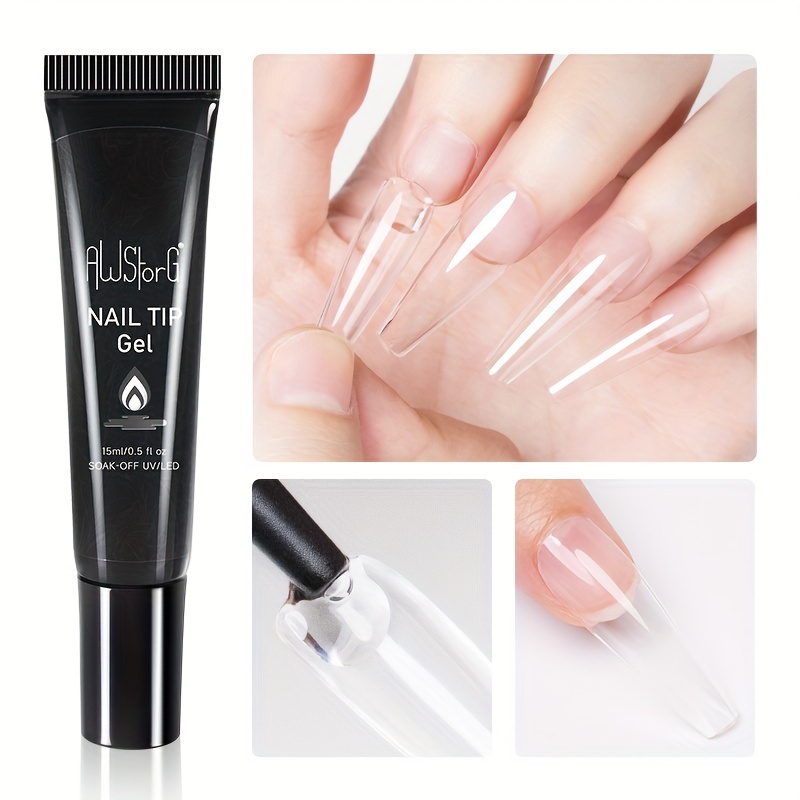 ROSALIND 30ml Strong Nail Rhinestone Glue,Nail Charm Glue Jelly Super Nail  Glue For Nail Gel For Rhinestones Nail Art Decoration For Halloween  Christmas Nail Gift