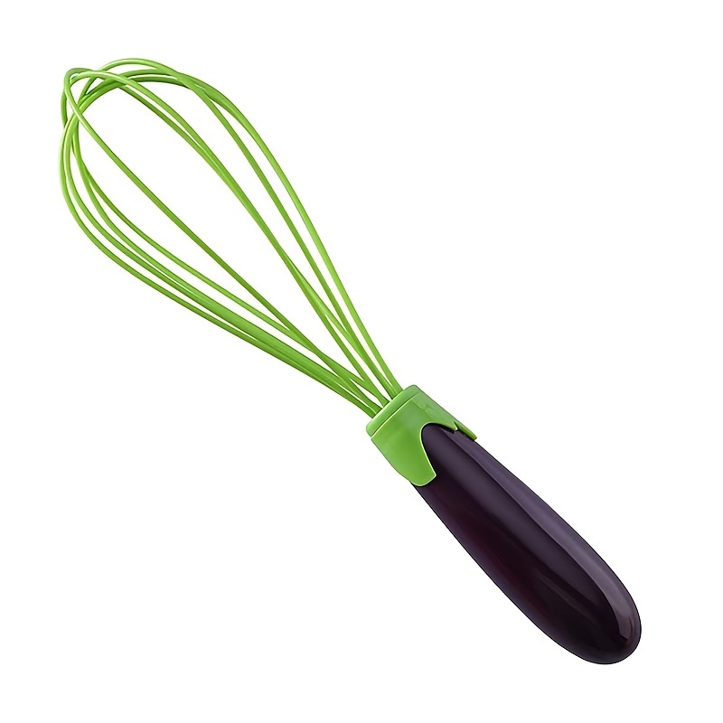 TPE Plastic Anti-slip Handle Stainless Steel Whisk 28.5Cm Egg