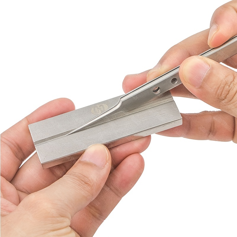 Portable Knife Sharpener Double Sided Foldable Pocket - Temu